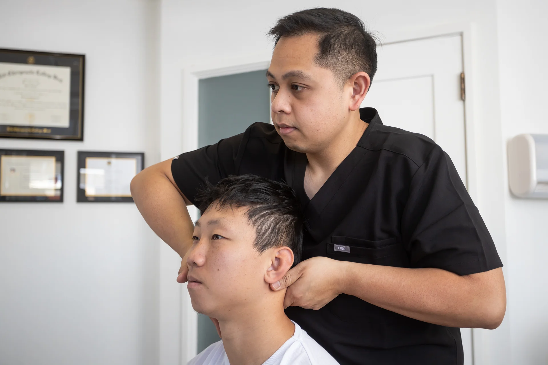 Chiropractic care spinal adjustment